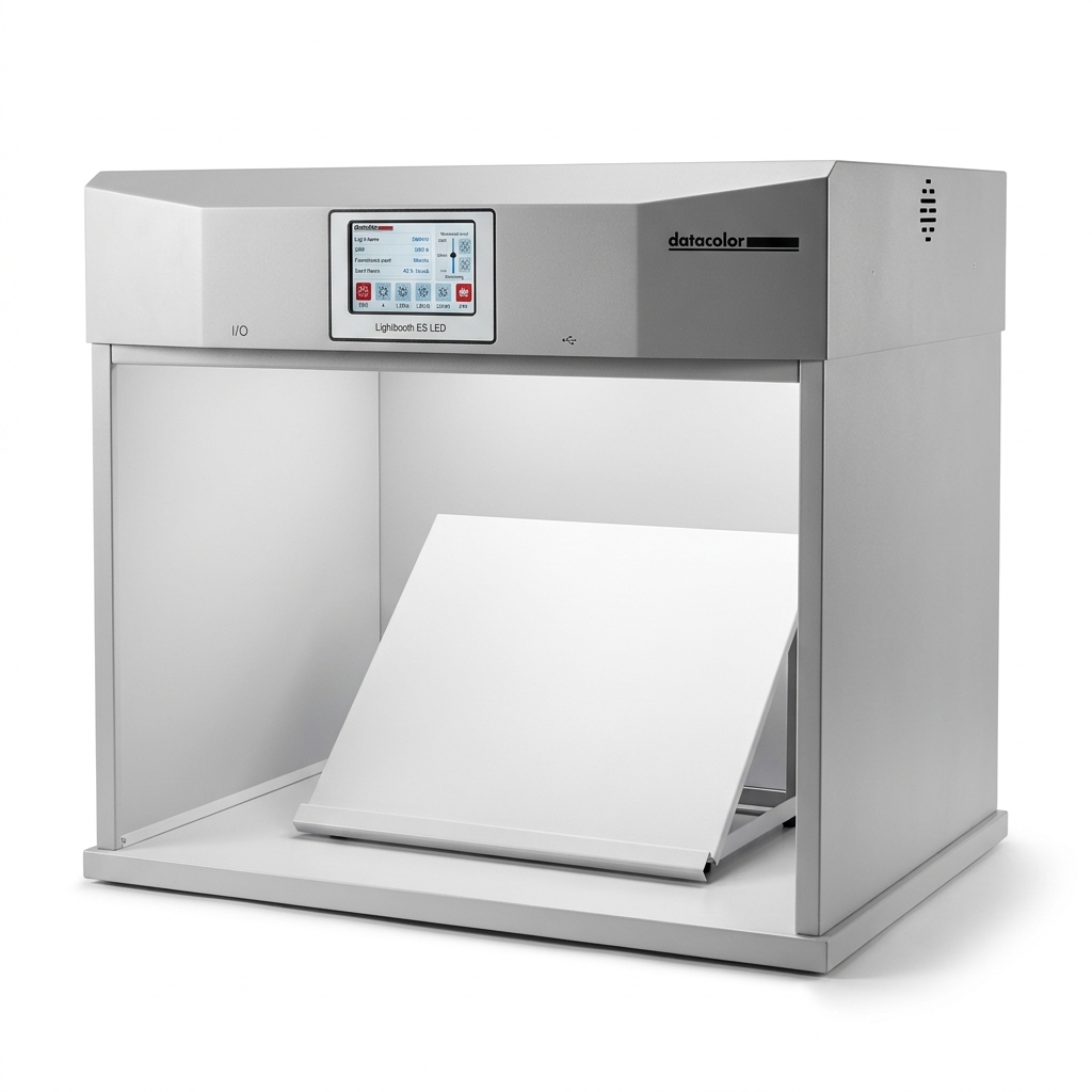 Visual evaluation with Datacolor Lightbooth